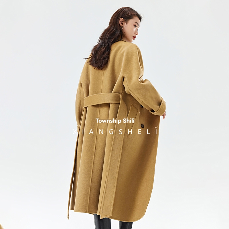 Coats & Jackets | Wool Rich Belted Longline Wrap Coat  – Womens Clothing Coats & Jackets