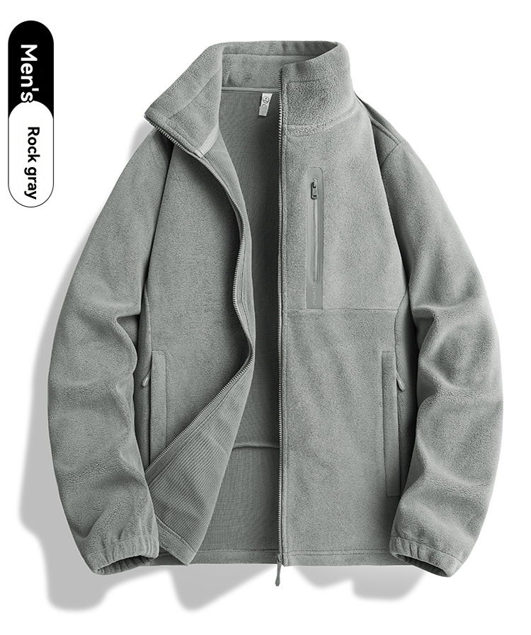 Coats & Jackets | Zip Up Funnel Neck Micro Fleece  – Mens Clothing Coats & Jackets