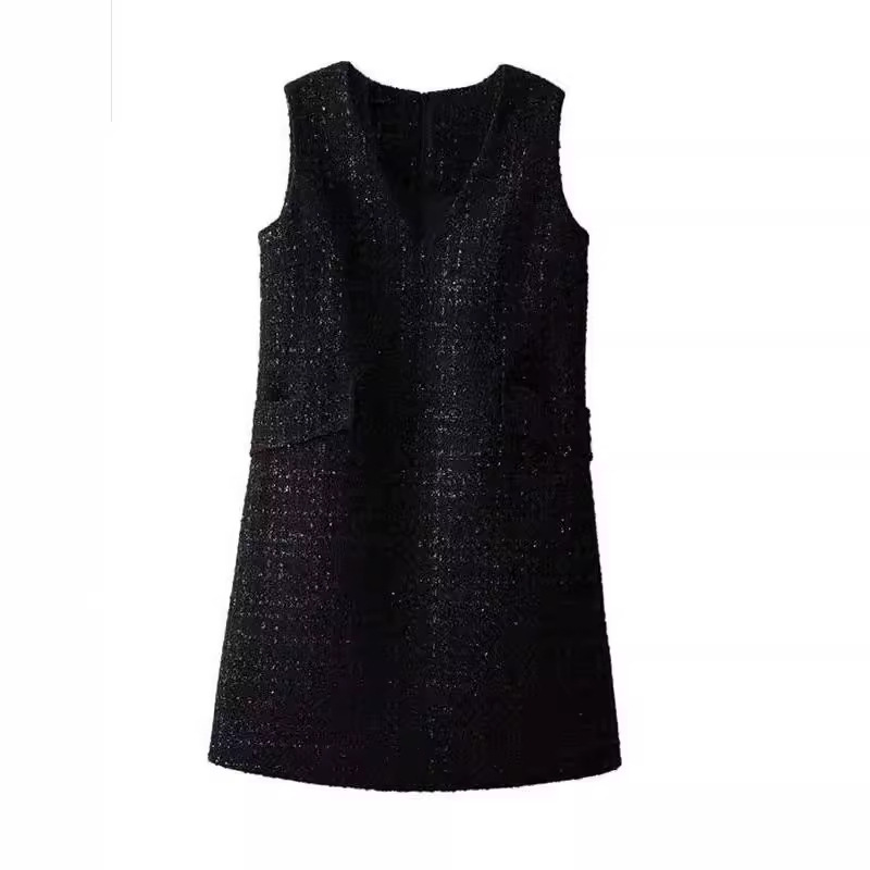 Dresses & Jumpsuits | Sparkly V-Neck Mini Shift Dress  – Womens Clothing Dresses & Jumpsuits