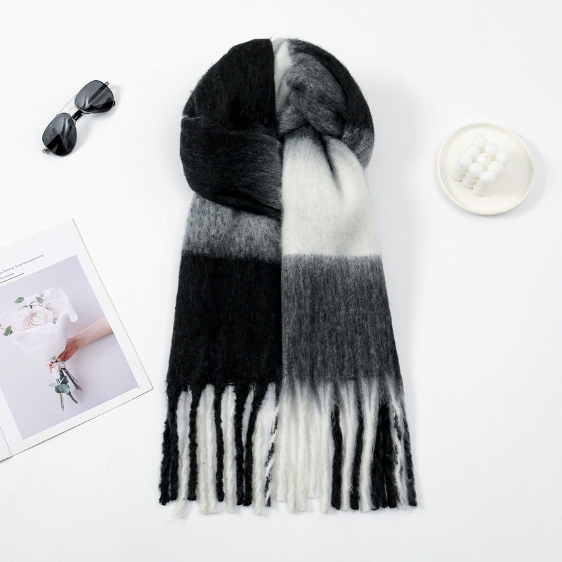 Hats, Gloves & Scarves | Striped Scarf With Wool  – Womens Accessories Hats, Gloves & Scarves