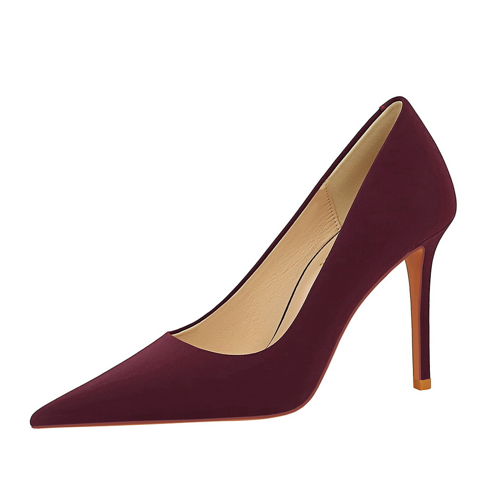 Heels | Stiletto Heel Pointed Court Shoes  – Womens Footwear Heels