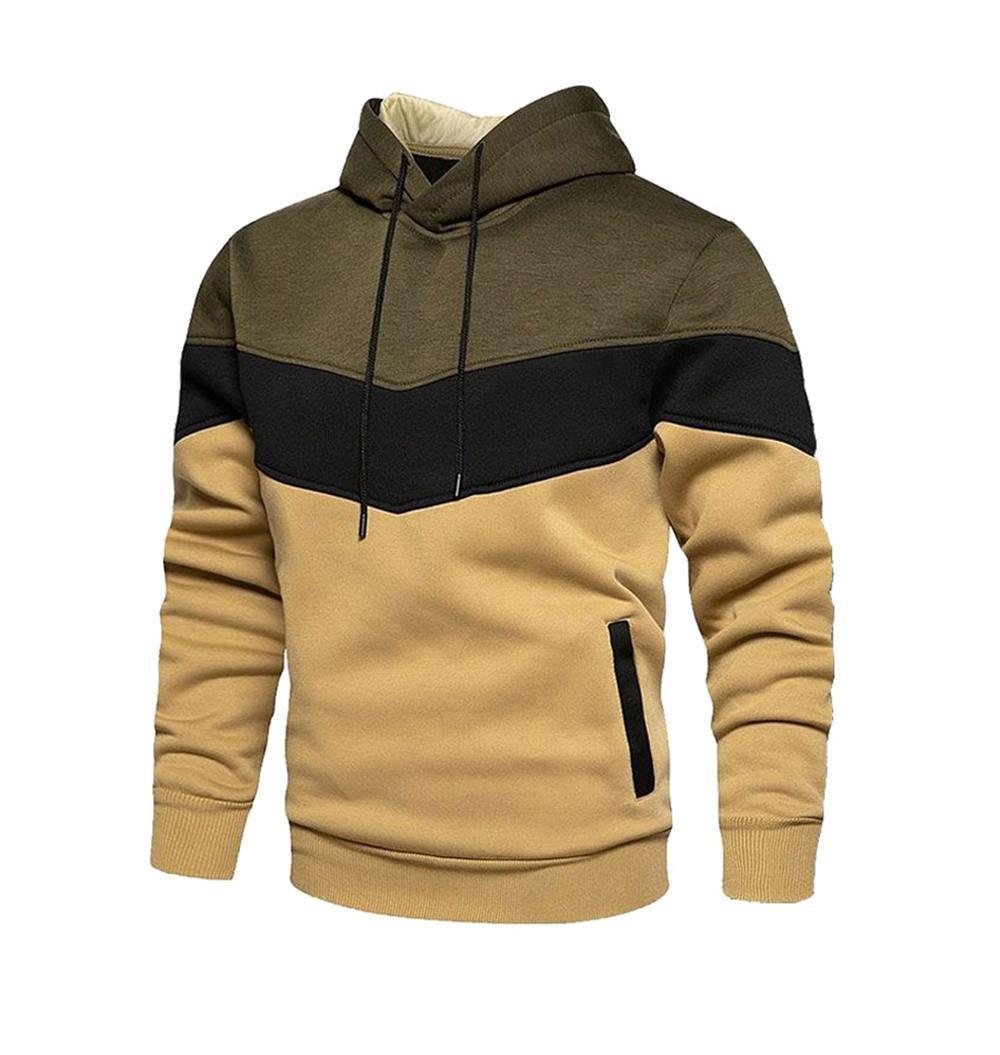 Hoodies & Sweatshirts | Pure Cotton Colour Block Half Zip Sweatshirt  – Mens Clothing Hoodies & Sweatshirts