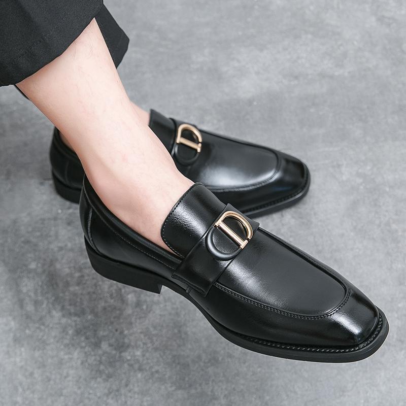 Loafers | Leather Block Heel Loafers  – Womens Footwear Loafers