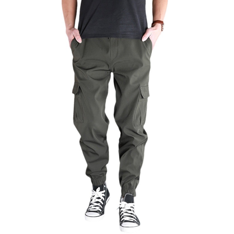 Pants | Elasticated Waist Lightweight Trekking Cargo Trousers  – Mens Clothing Mens