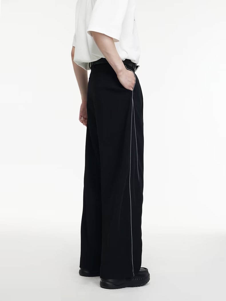 Pants | Embellished Tailored Wide Leg Trousers  – Womens Clothing Pants