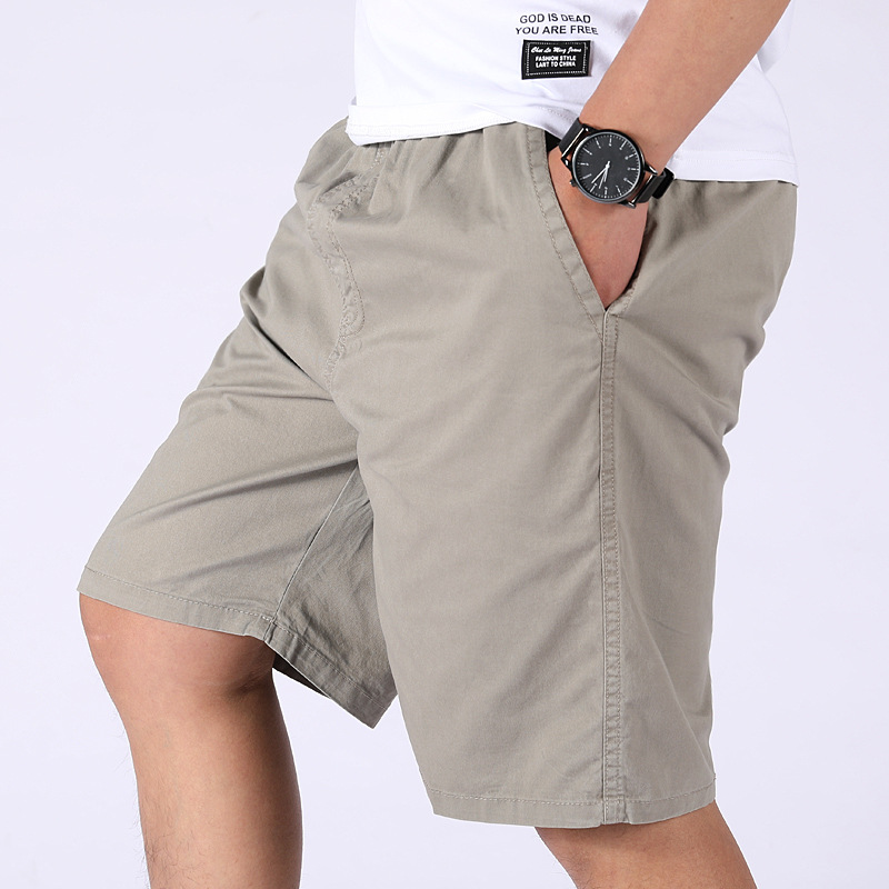 Pants | Linen Blend Elasticated Waist Stretch Shorts  – Mens Clothing Mens