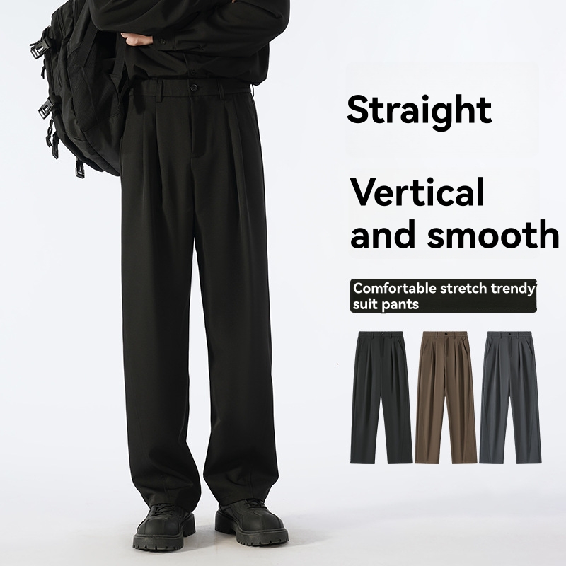 Pants | Pleat Front Relaxed Wide Leg Trousers  – Womens Clothing Pants