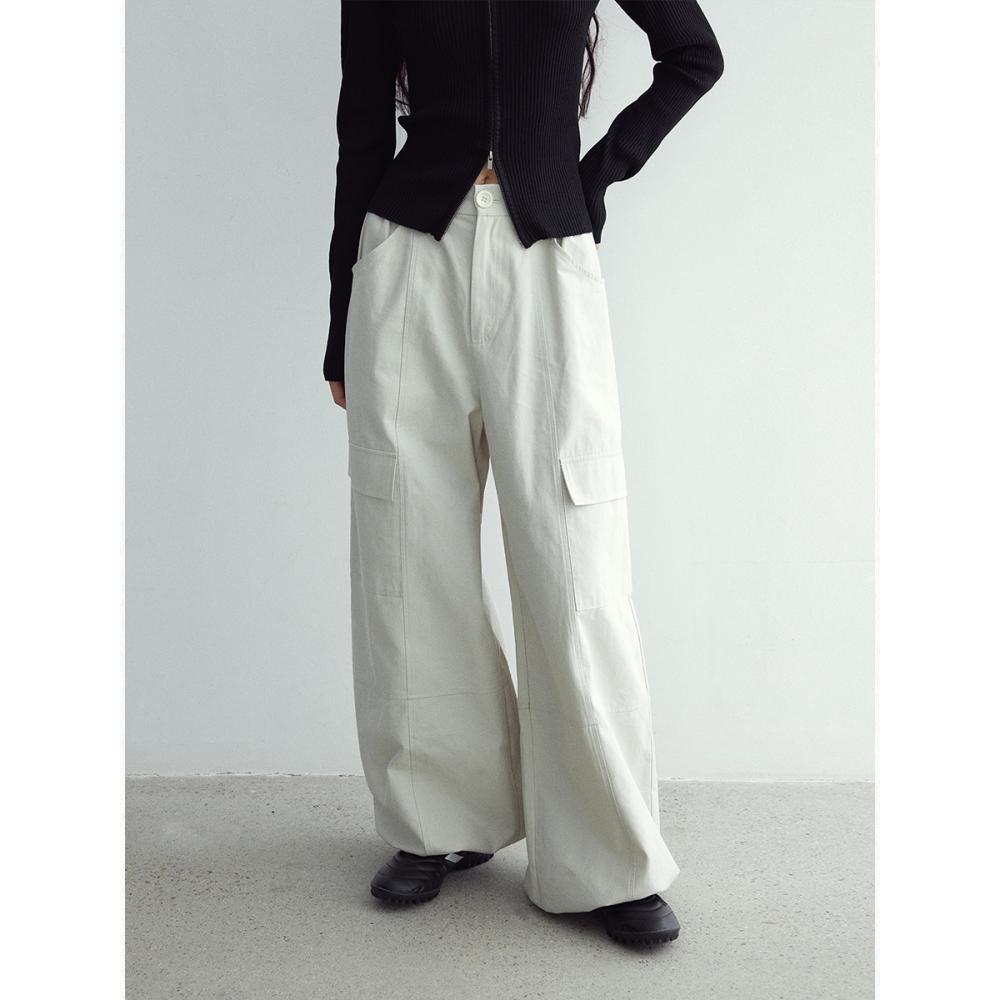 Pants | Pure Linen Cargo Trousers  – Womens Clothing Pants