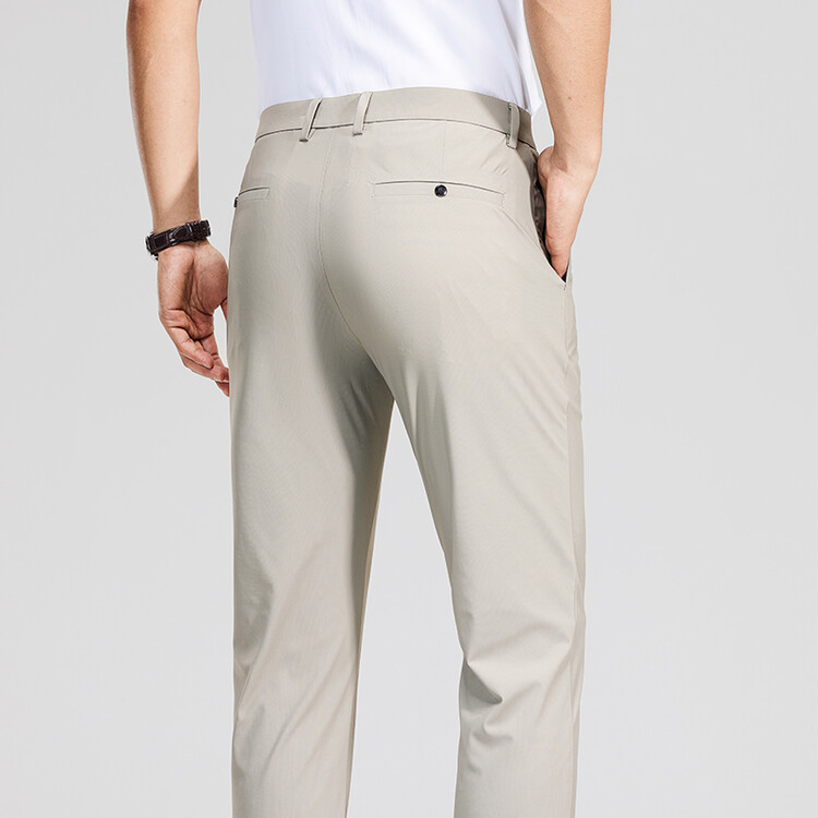 Pants | Regular Fit Elasticated Waist Chinos  – Mens Clothing Mens