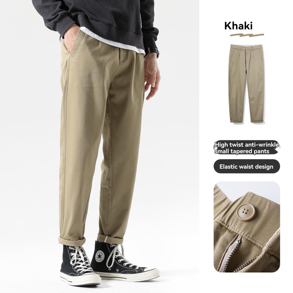 Pants | Regular Fit Heritage Twill Pleated Chinos  – Mens Clothing Mens