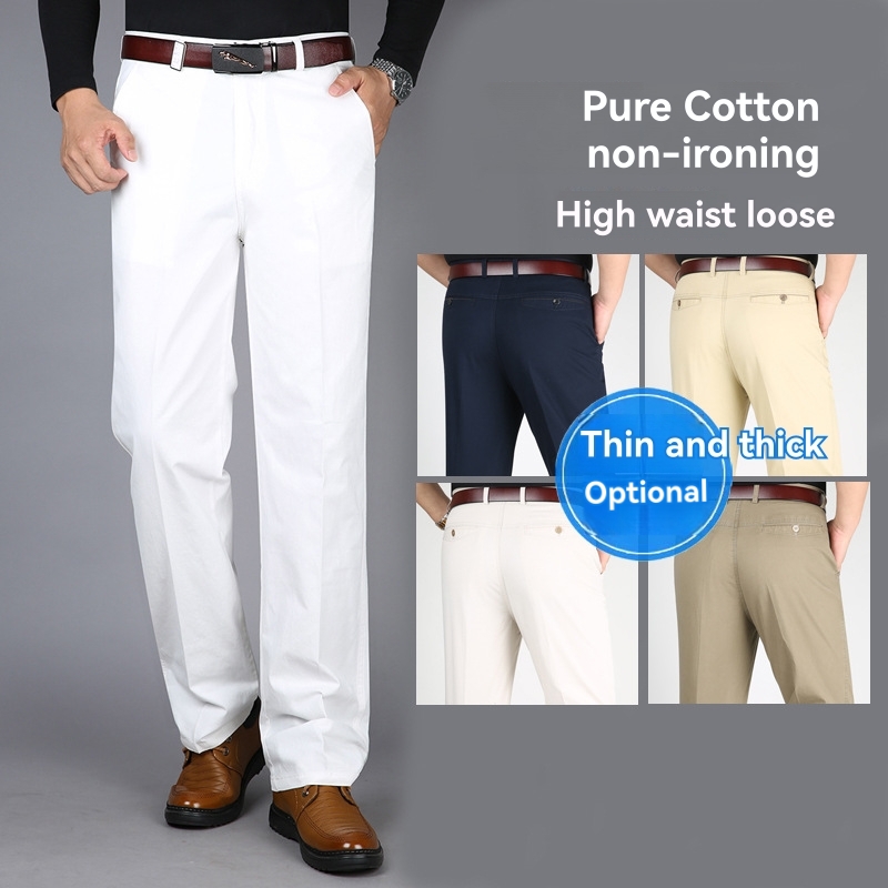 Pants | Regular Fit Linen Blend Trousers  – Mens Clothing Mens