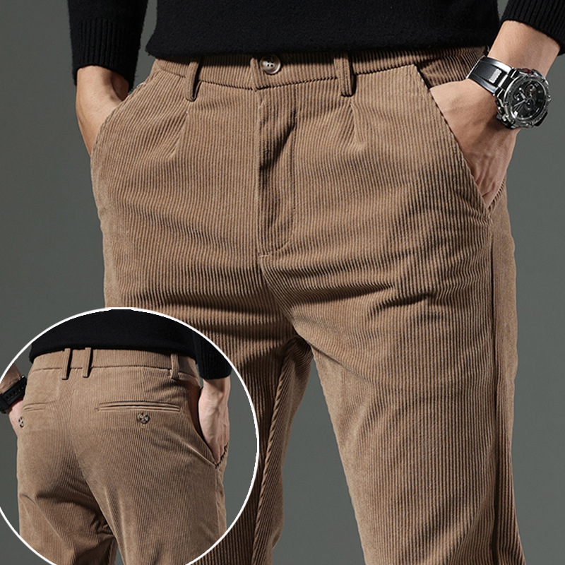 Pants | Regular Fit Luxury Corduroy Trouser  – Mens Clothing Mens