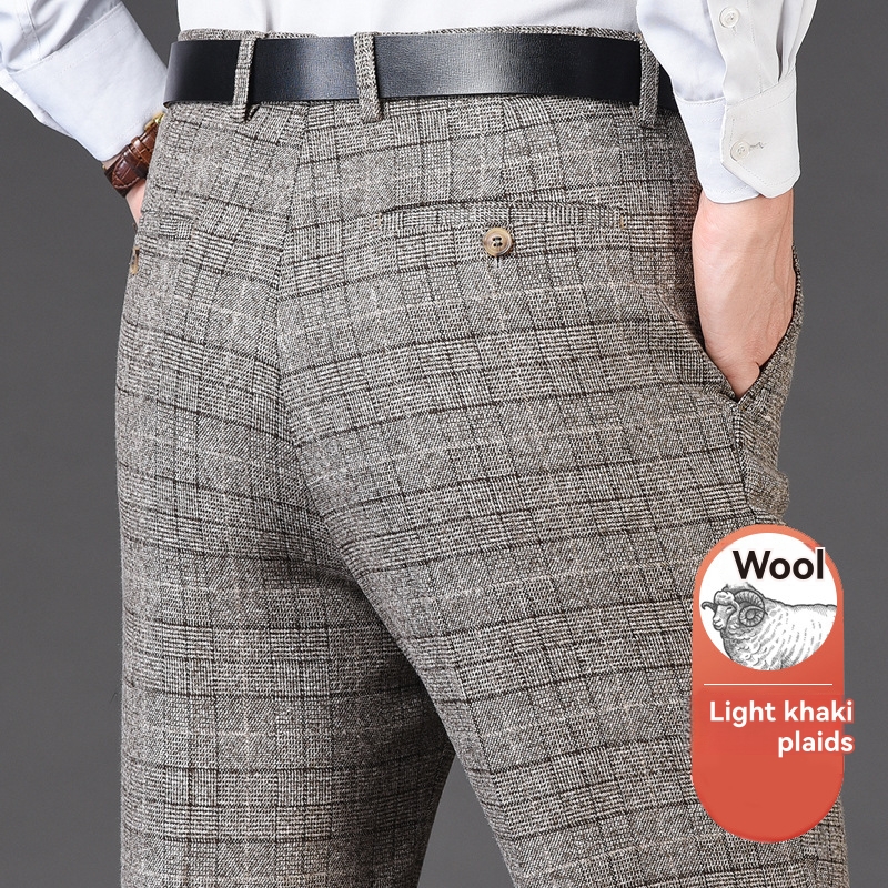 Pants | Slim Fit Check Suit Trousers  – Mens Clothing Mens