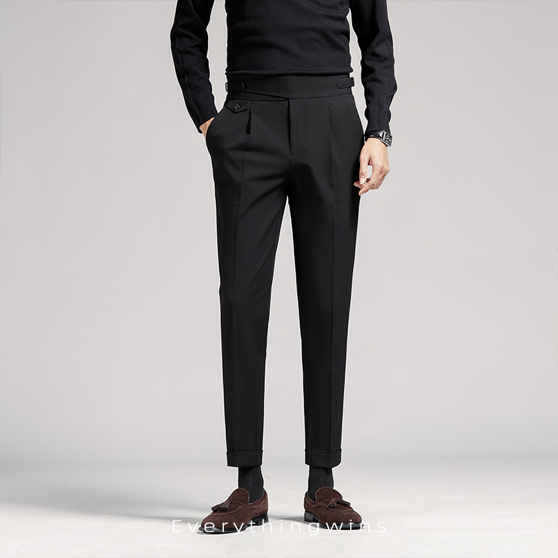 Pants | Slim Fit Stretch Tuxedo Trousers  – Mens Clothing Mens