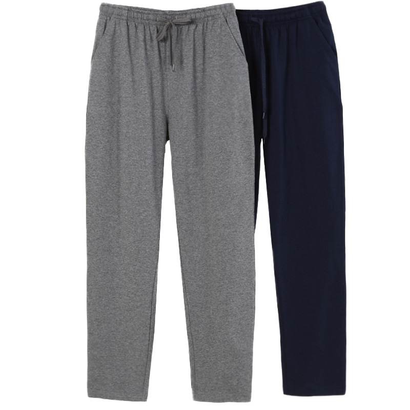 Pants | Straight Fit Pure Cotton Trousers  – Mens Clothing Mens