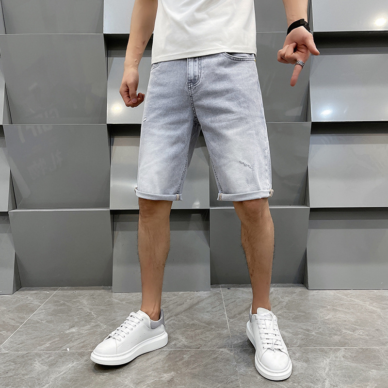 Pants | Stretch Denim Shorts  – Mens Clothing Mens