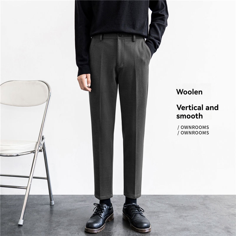 Pants | Tailored Fit Wool Blend Check Suit Trousers  – Mens Clothing Mens