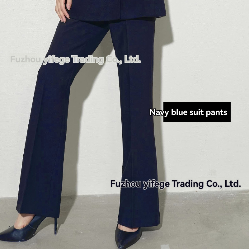 Pants | Wool Blend Tailored Wide Leg Trousers  – Womens Clothing Pants