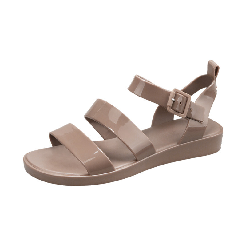 Sandals | Leather Ankle Strap Flatform Sandals  – Womens Footwear Sandals