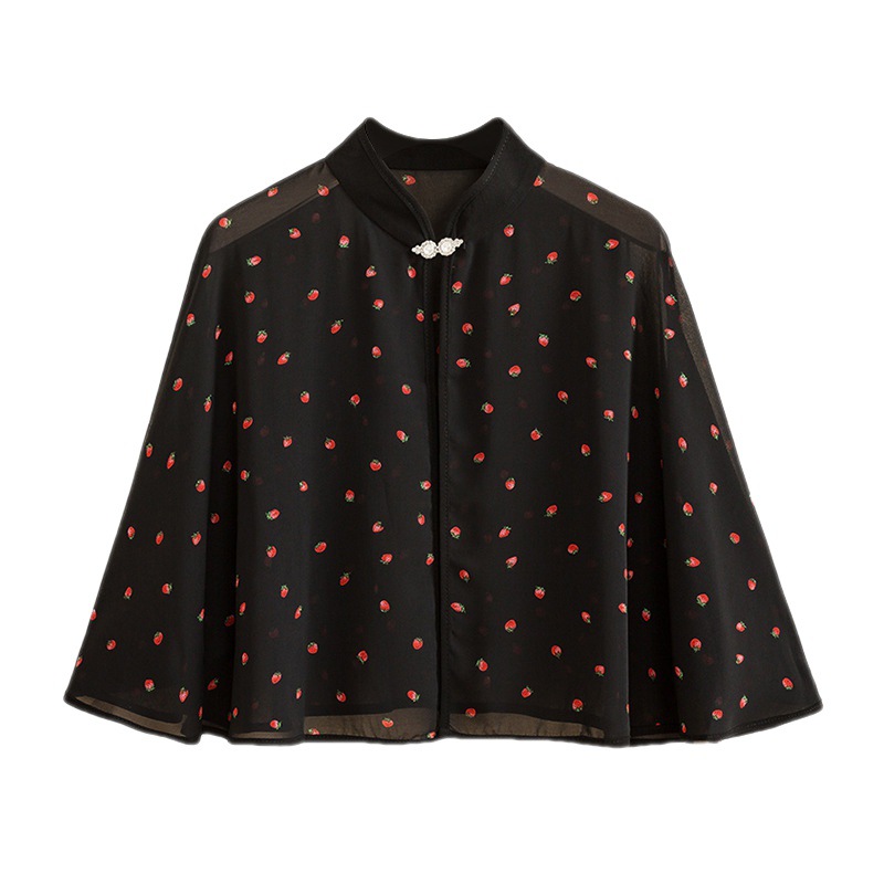 Shirts & Blouses | Cupro Rich Polka Dot Angel Sleeve Blouse  – Womens Clothing Shirts & Blouses