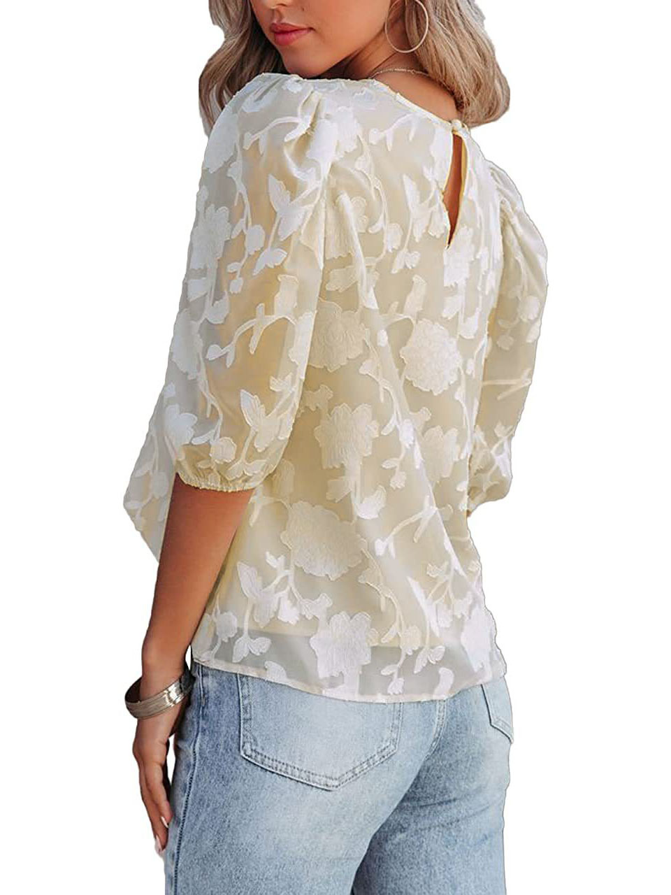 Shirts & Blouses | Floral V-Neck Blouse  – Womens Clothing Shirts & Blouses