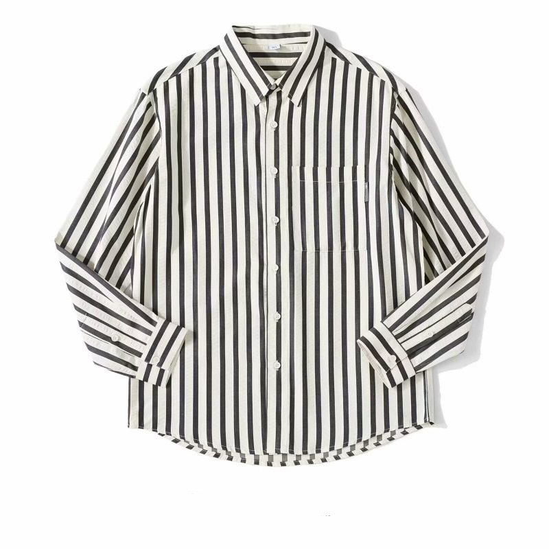 Shirts & Blouses | Pure Cotton Striped Collared Shirt  – Womens Clothing Shirts & Blouses