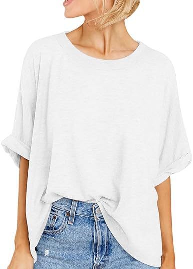 Shirts & Blouses | Pure Linen Round Neck Relaxed Blouse  – Womens Clothing Shirts & Blouses