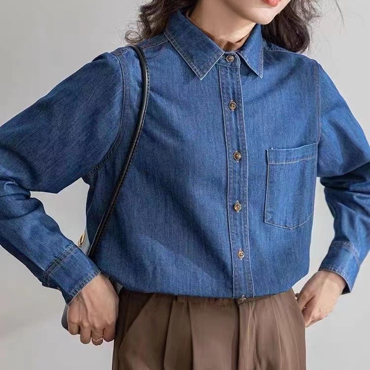 Shirts & Blouses | Pure Lyocell™ Denim Relaxed Shirt  – Womens Clothing Shirts & Blouses