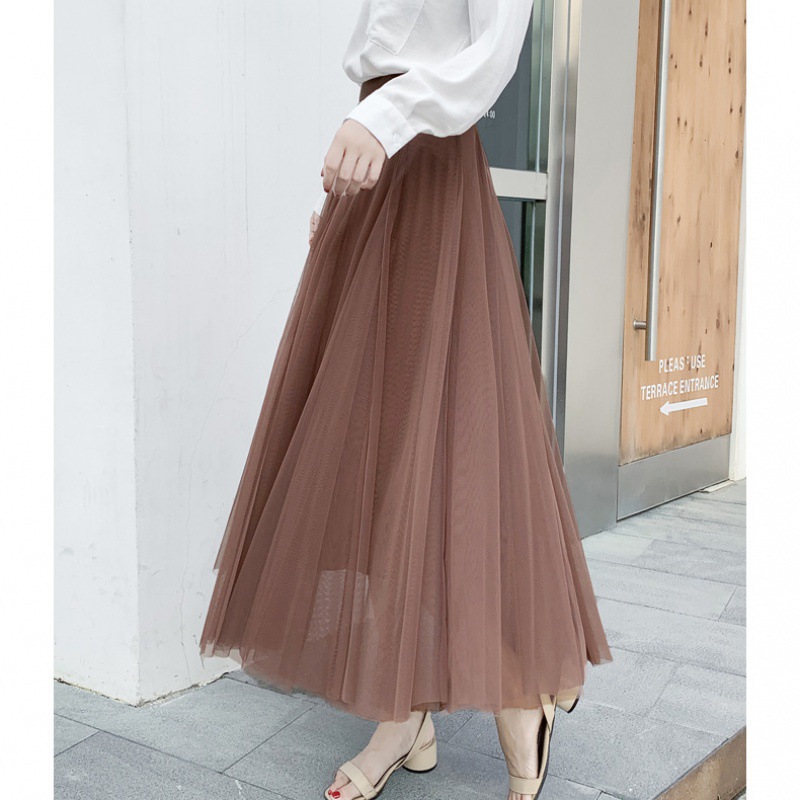 Skirts | Mesh Jersey Box Pleat Midaxi Skirt  – Womens Clothing Skirts