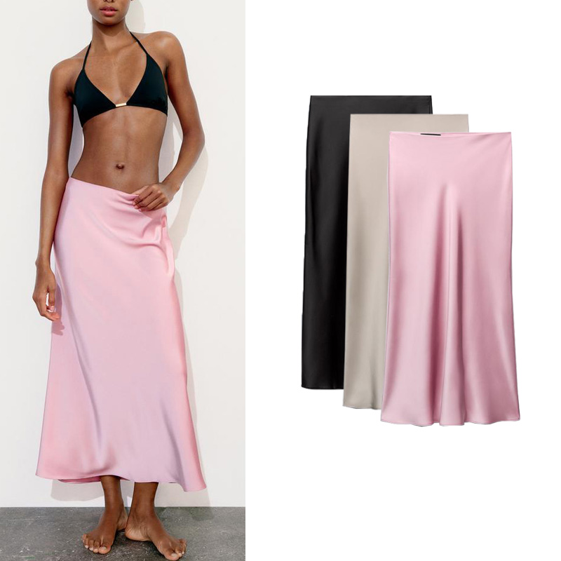 Skirts | Satin Slip Skirt  – Womens Clothing Skirts