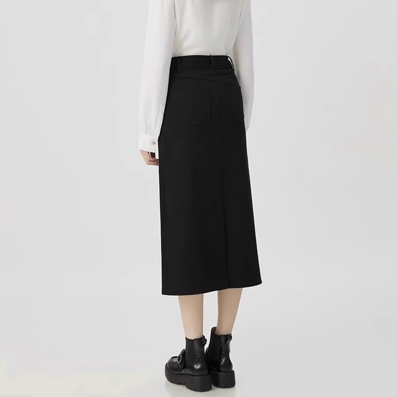 Skirts | Split Front Maxi Pencil Skirt  – Womens Clothing Skirts