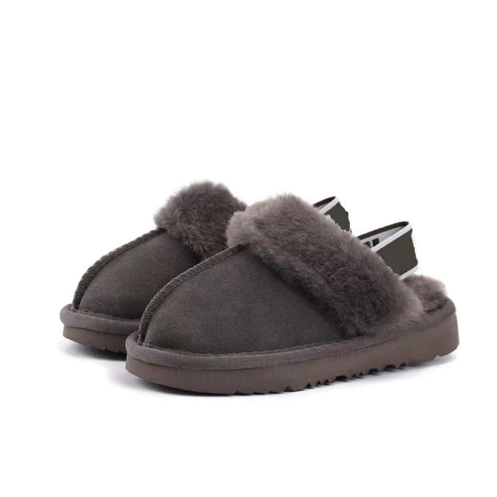 Slippers | Suede Faux Fur Cuff Mule Slippers  – Womens Footwear Slippers