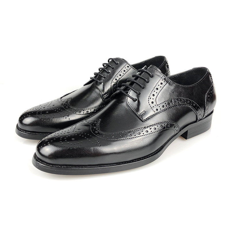 Smart Shoes | Airflex™ Leather Brogues  – Mens Footwear Mens