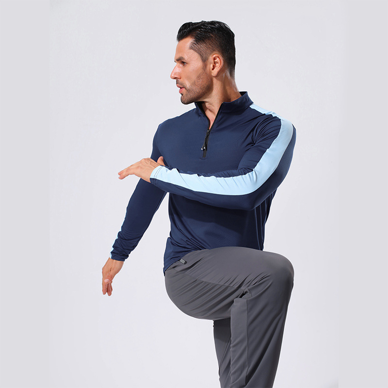 Sportswear & Activewear | Colour Block Half Zip Top  – Mens Clothing Mens