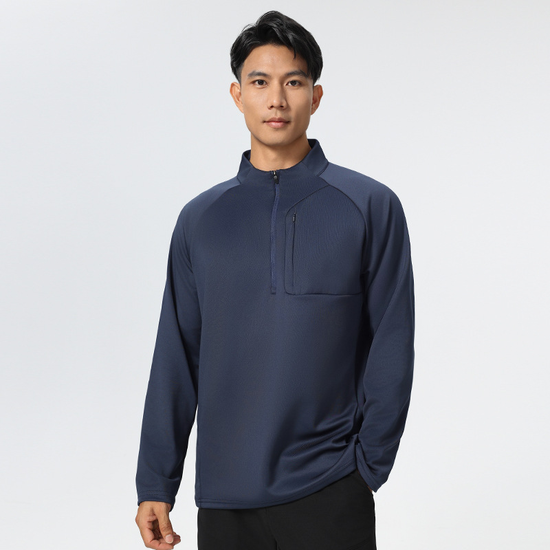 Sportswear & Activewear | Half Zip Long Sleeve Top  – Mens Clothing Mens