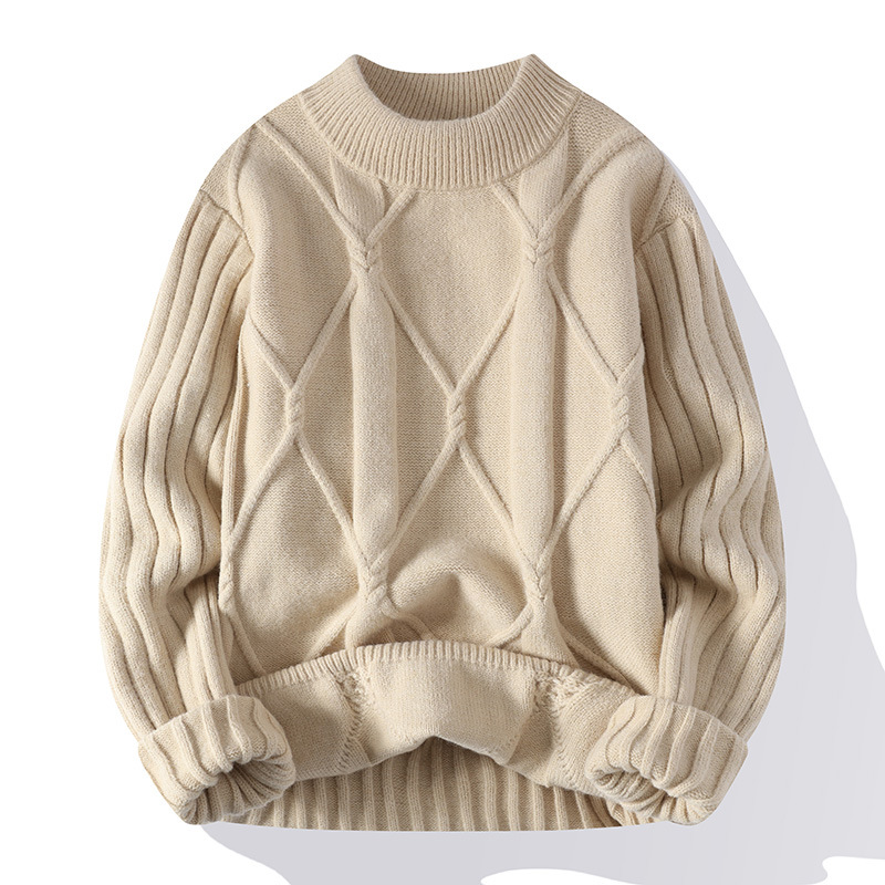 Sweaters & Cardigans | Cable High Neck Jumper  – Mens Clothing Mens