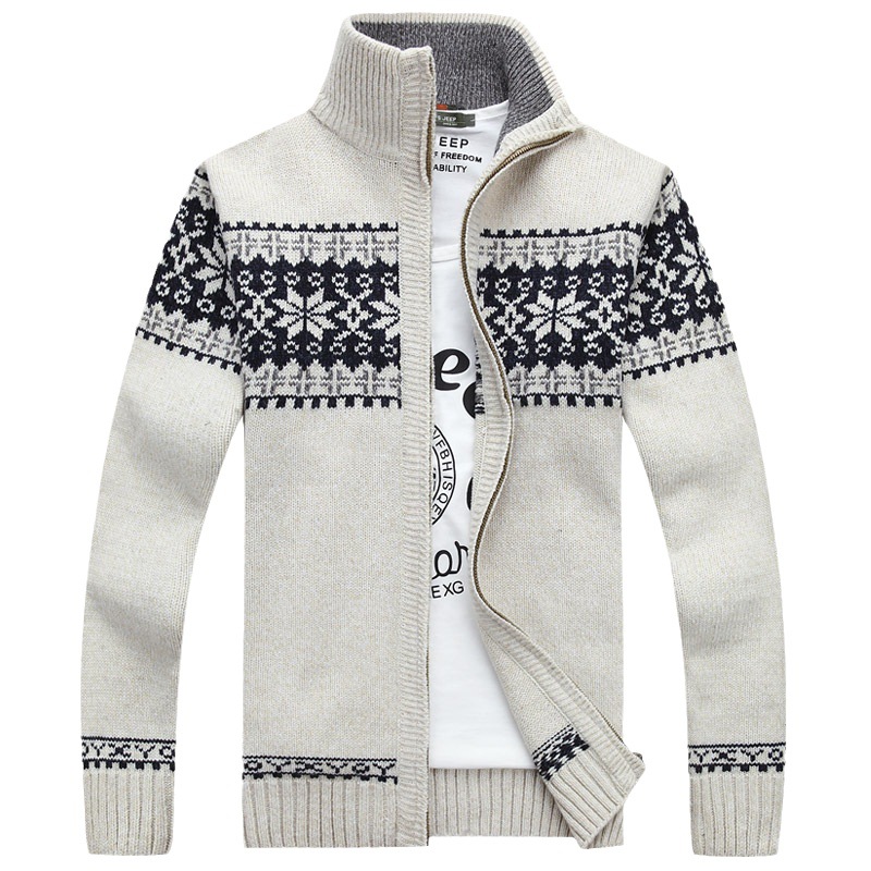 Sweaters & Cardigans | Cotton Blend Fair Isle Shawl Collar Cardigan  – Mens Clothing Mens