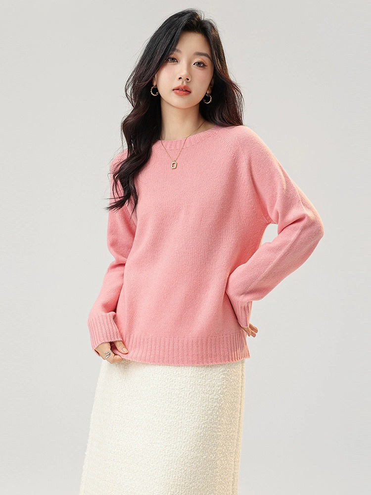 Sweaters & Cardigans | Crew Neck Longline Jumper With Mohair  – Womens Clothing Sweaters & Cardigans