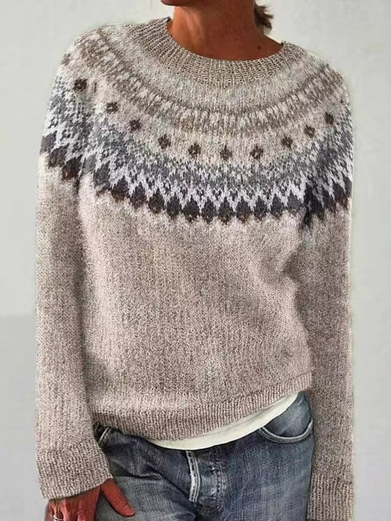 Sweaters & Cardigans | Fair Isle Jumper With Merino Wool  – Womens Clothing Sweaters & Cardigans