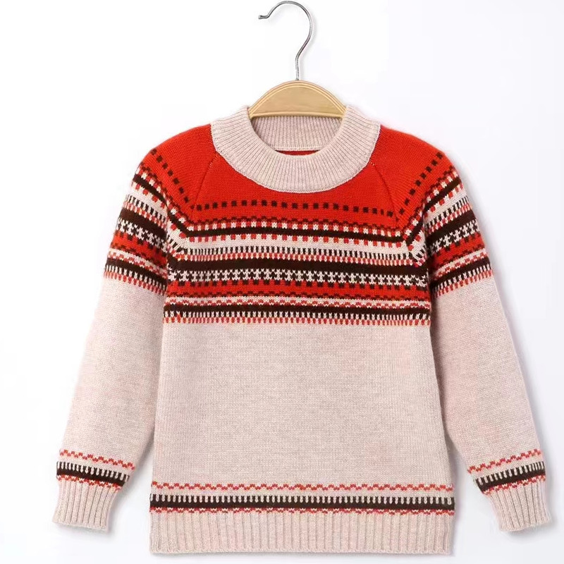 Sweaters & Cardigans | Lambswool Blend Fair Isle Crew Neck Jumper  – Mens Clothing Mens