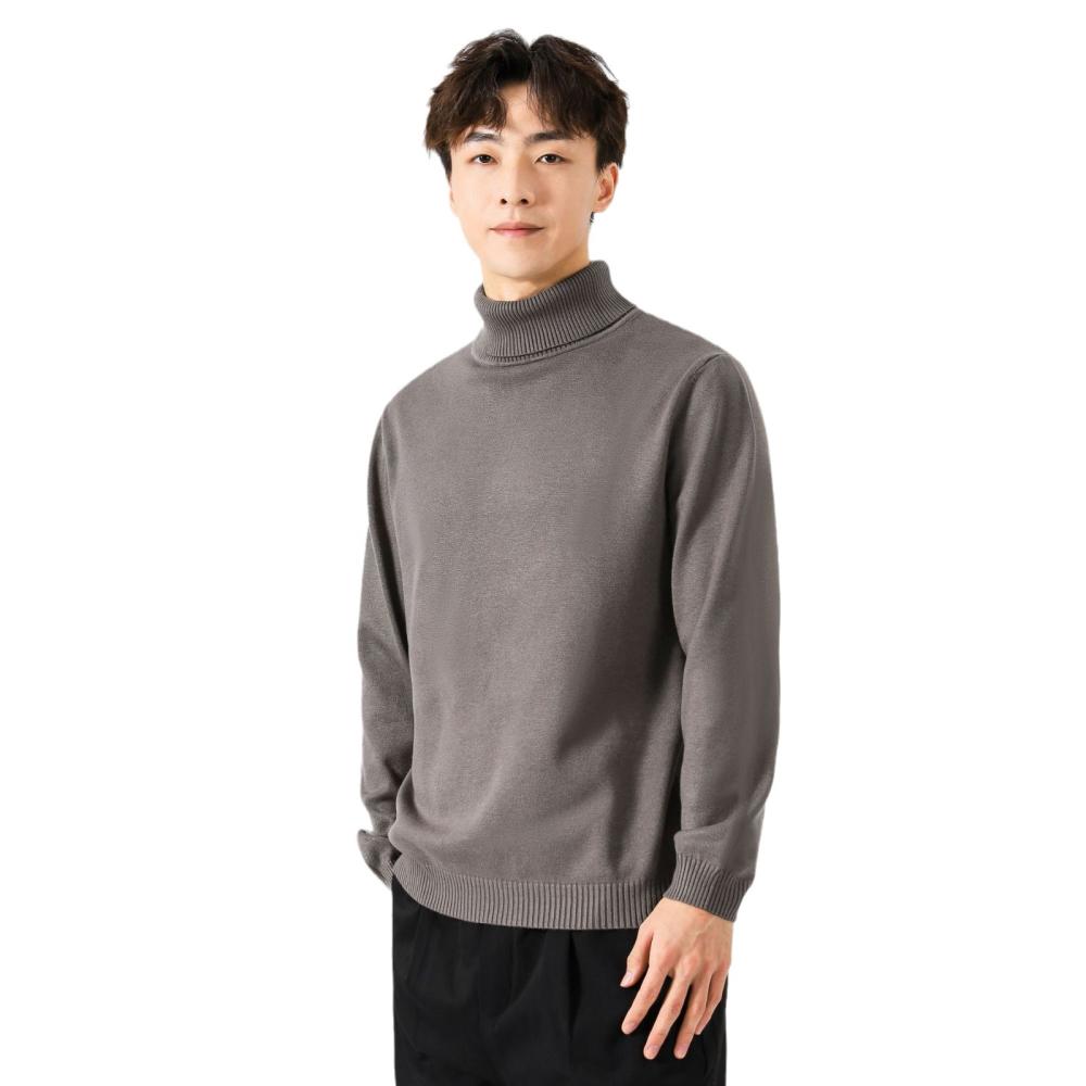 Sweaters & Cardigans | Merino Wool Rich Bouclé Roll Neck Jumper  – Mens Clothing Mens