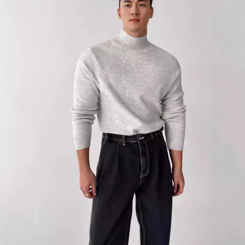 Sweaters & Cardigans | Pure Cashmere Crew Neck Jumper  – Mens Clothing Mens