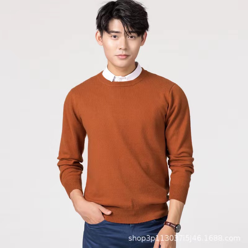 Sweaters & Cardigans | Pure Extra Fine Lamsbwool Crew Neck Jumper  – Mens Clothing Mens