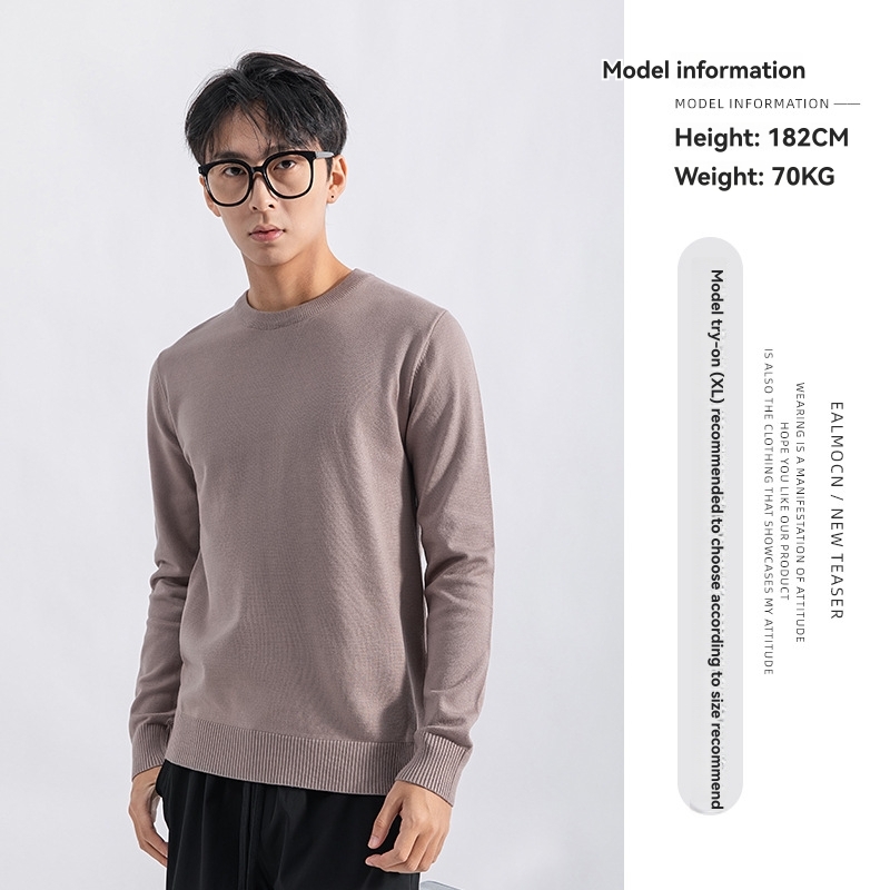 Sweaters & Cardigans | Pure Extra Fine Merino Wool Crew Neck Jumper  – Mens Clothing Mens