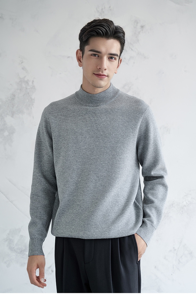 Sweaters & Cardigans | Pure Extra Fine Merino Wool Roll Neck Jumper  – Mens Clothing Mens