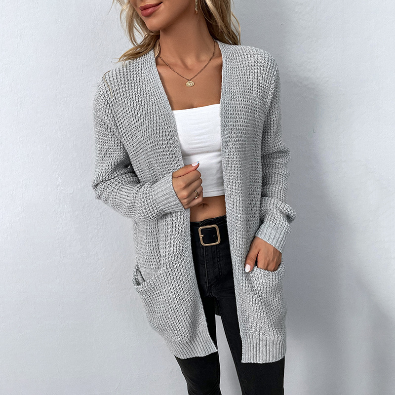 Sweaters & Cardigans | Ribbed Edge To Edge Relaxed Cardigan  – Womens Clothing Sweaters & Cardigans