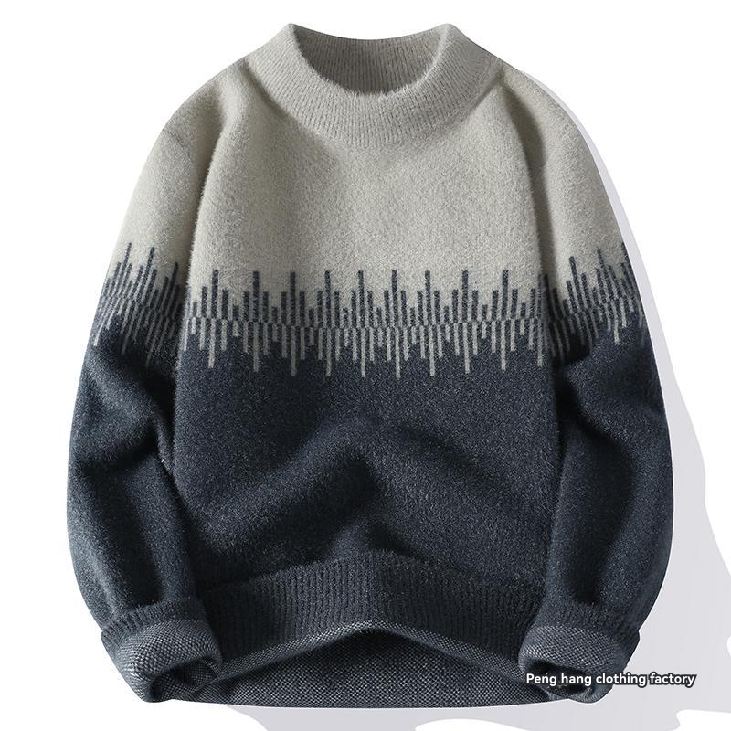 Sweaters & Cardigans | Super Soft Fair Isle Roll Neck Jumper With Wool  – Mens Clothing Mens