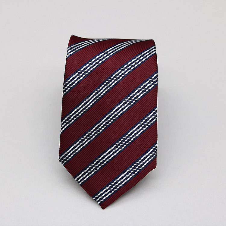 Ties | Striped Pure Silk Tie  – Mens Accessories Mens