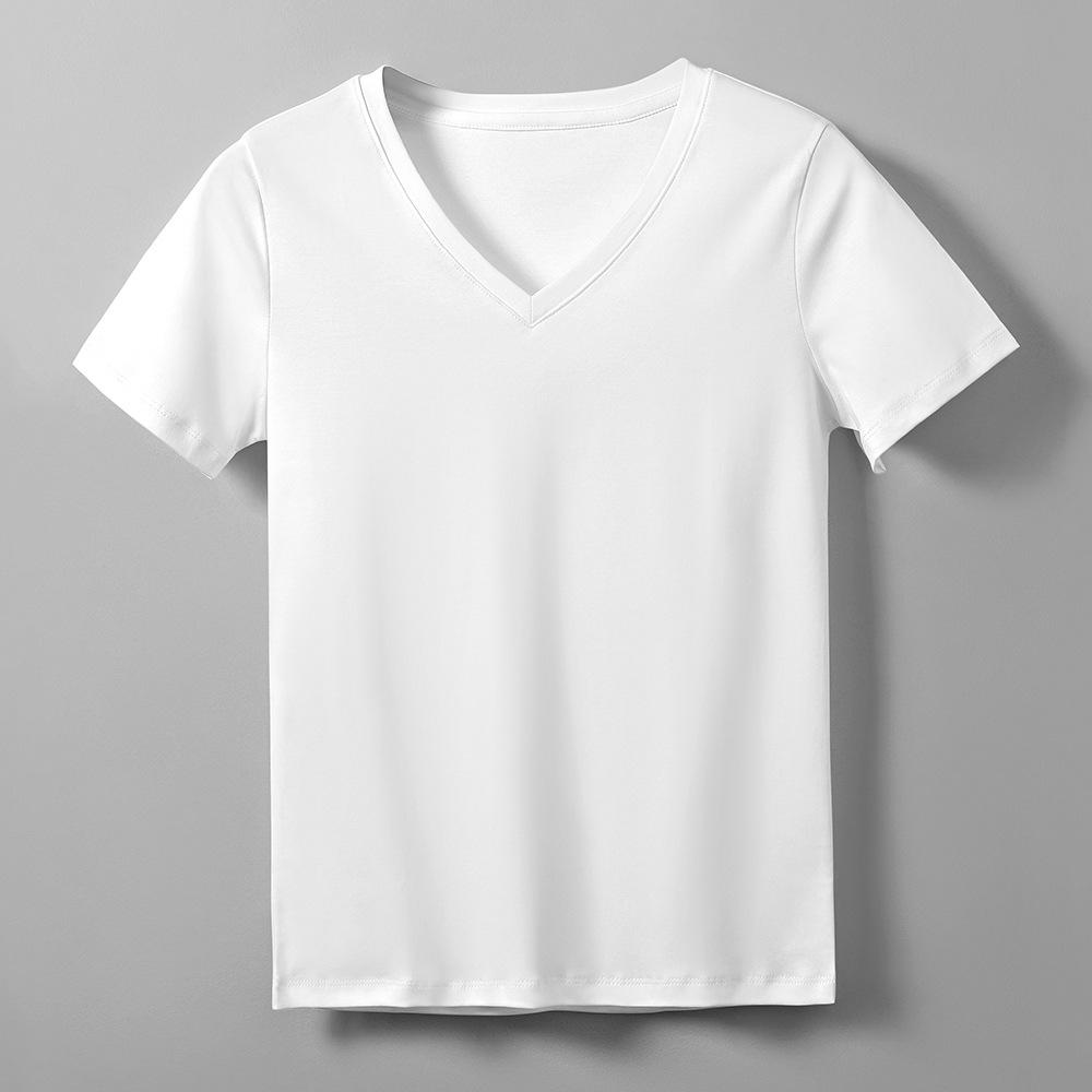 Tops | 2Pk Pure Cotton V-Neck T-Shirts  – Womens Clothing Tops