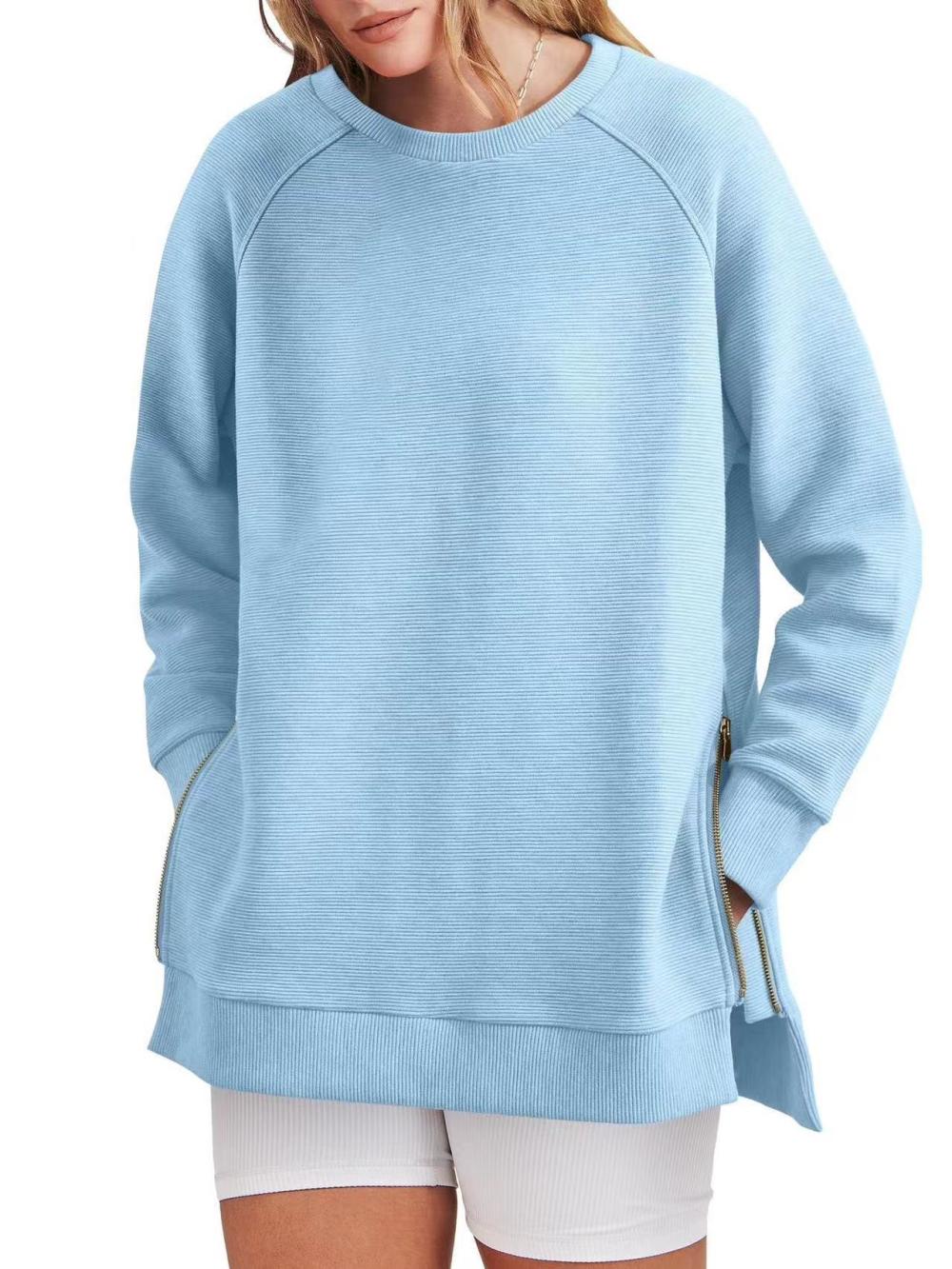 Tops | Cotton Rich Longline Sweatshirt  – Womens Clothing Tops